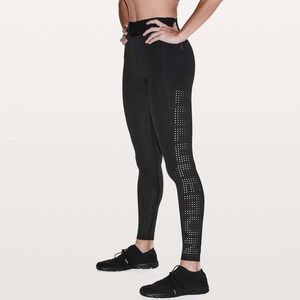 LULULEMON  X SoulCycle Ride & Reflect Tight 28" Size 6